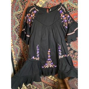 Embroidered Free People Dress
